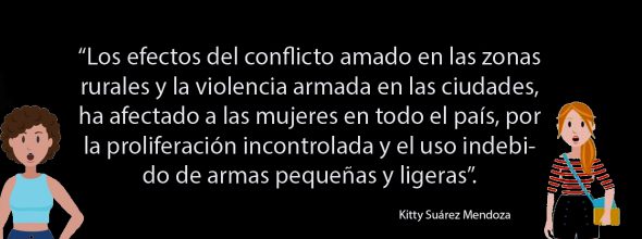 ¿Por qué las mujeres hablamos de desarme?